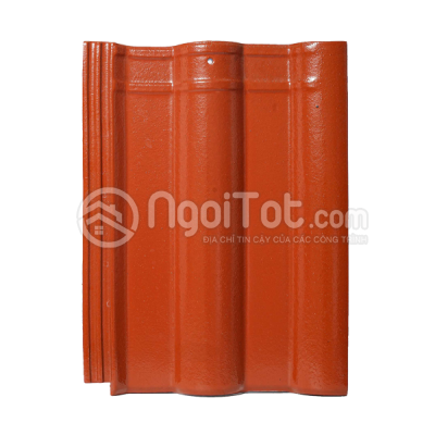 Ngói Sóng Vi Clin Tráng Men đỏ
