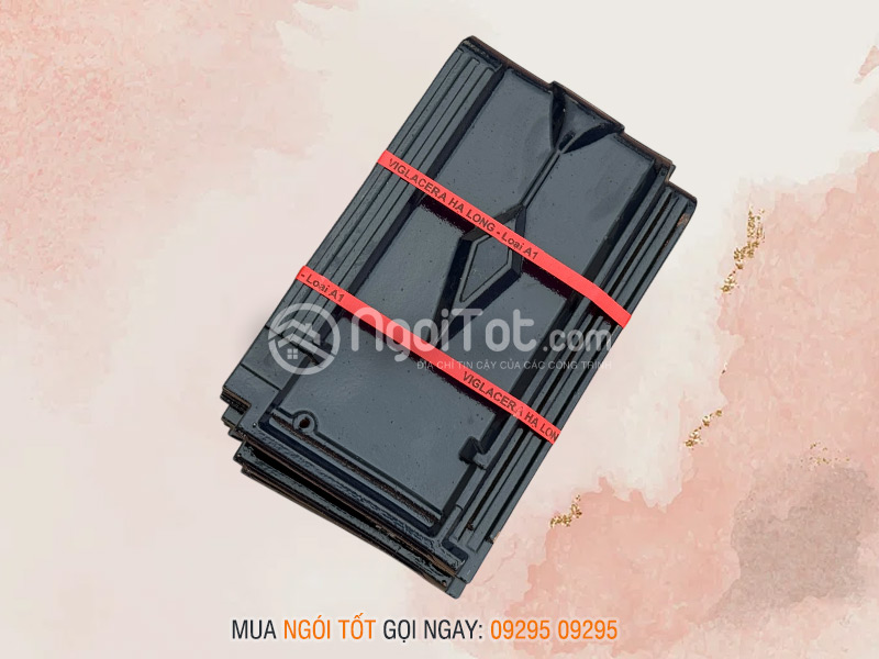 Ngói 16 viên/m Viglacera Hạ Long tráng men xanh tím than